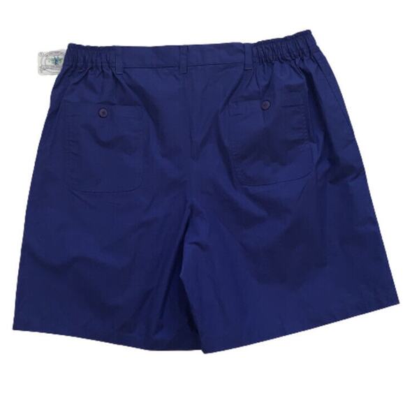 JOHN ASHFORD Golf Shorts Men Cotton Pleated Pockets Side Elastic Waist Large NEW - Picture 5 of 12